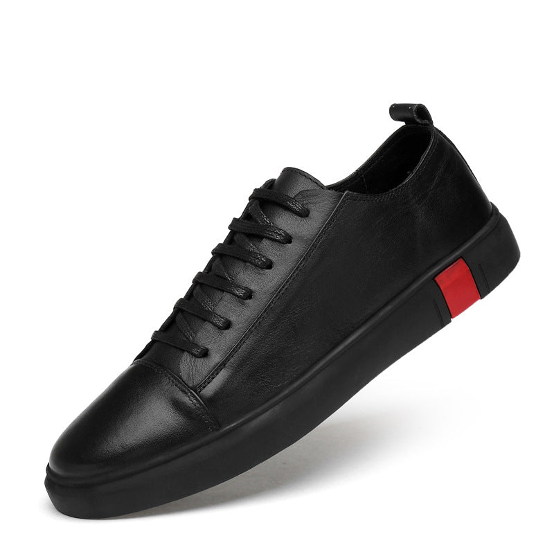 Men's Fashion New Cowhide Trendy British Men's Shoes