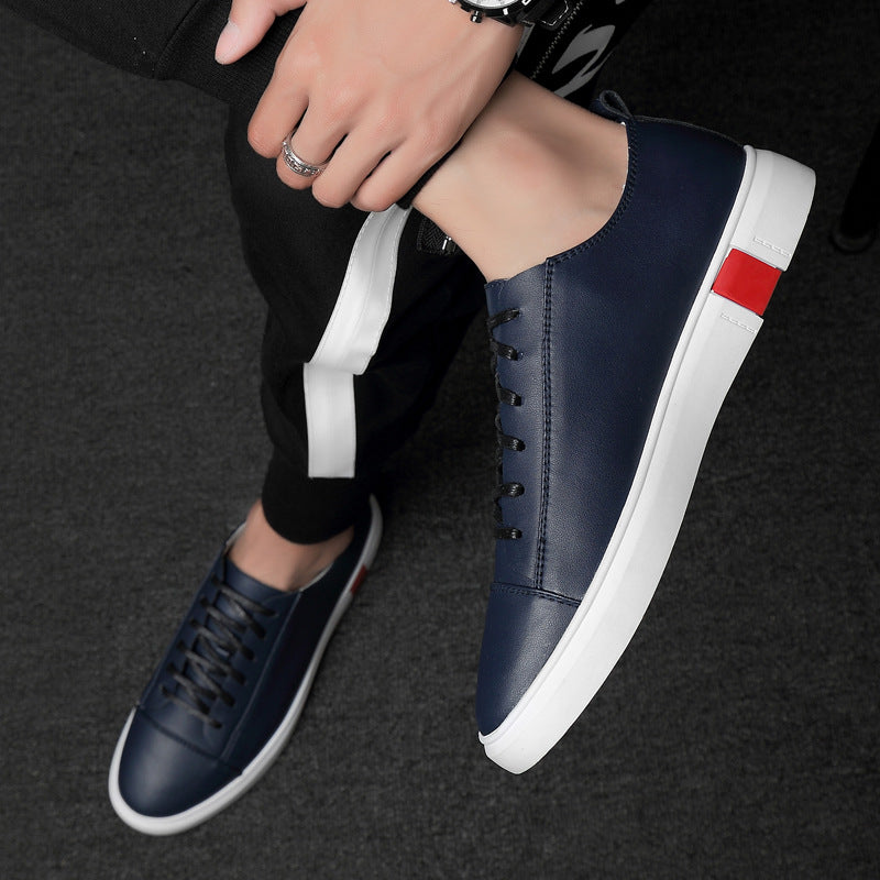 Men's Fashion New Cowhide Trendy British Men's Shoes