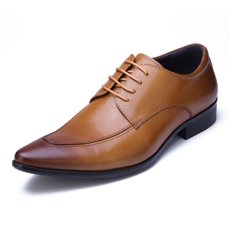Men's Business Formal Wear Fashion Plain Suit Leather Shoes