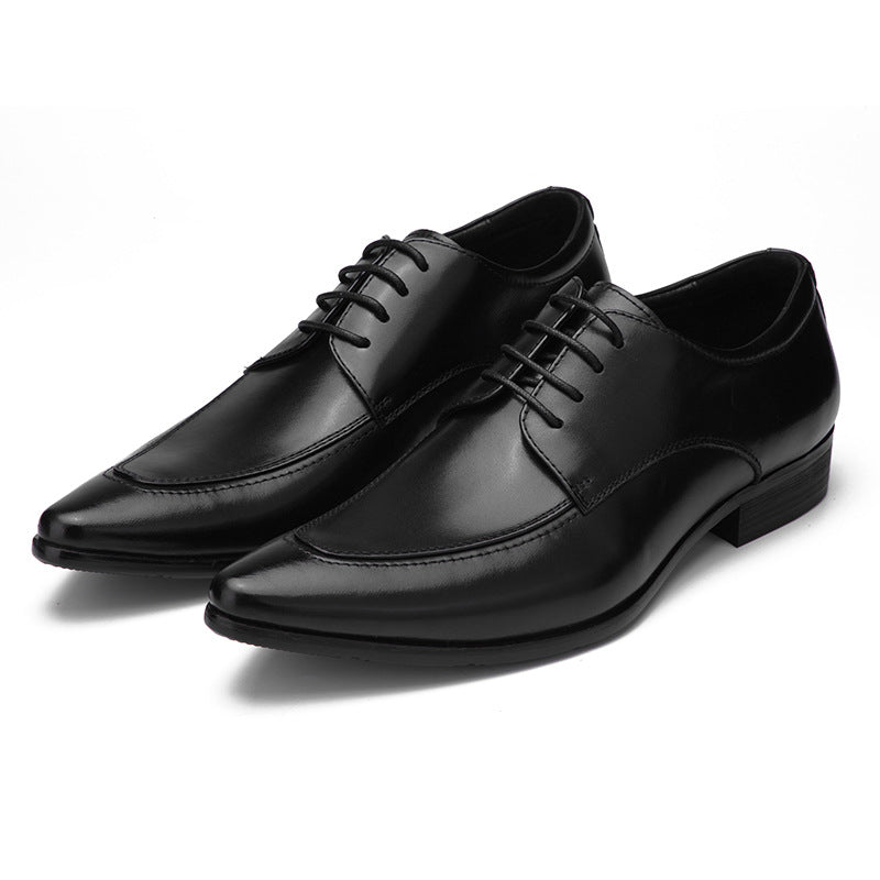 Men's Business Formal Wear Fashion Plain Suit Leather Shoes