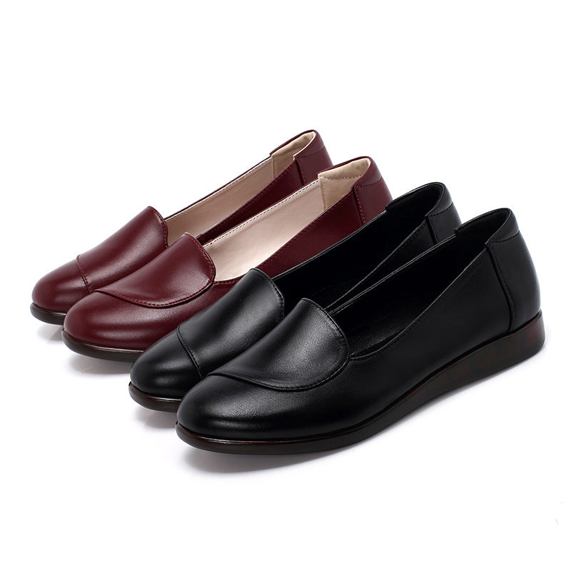 Women's Flat Bottom Soft Surface Mother Plus Women's Shoes