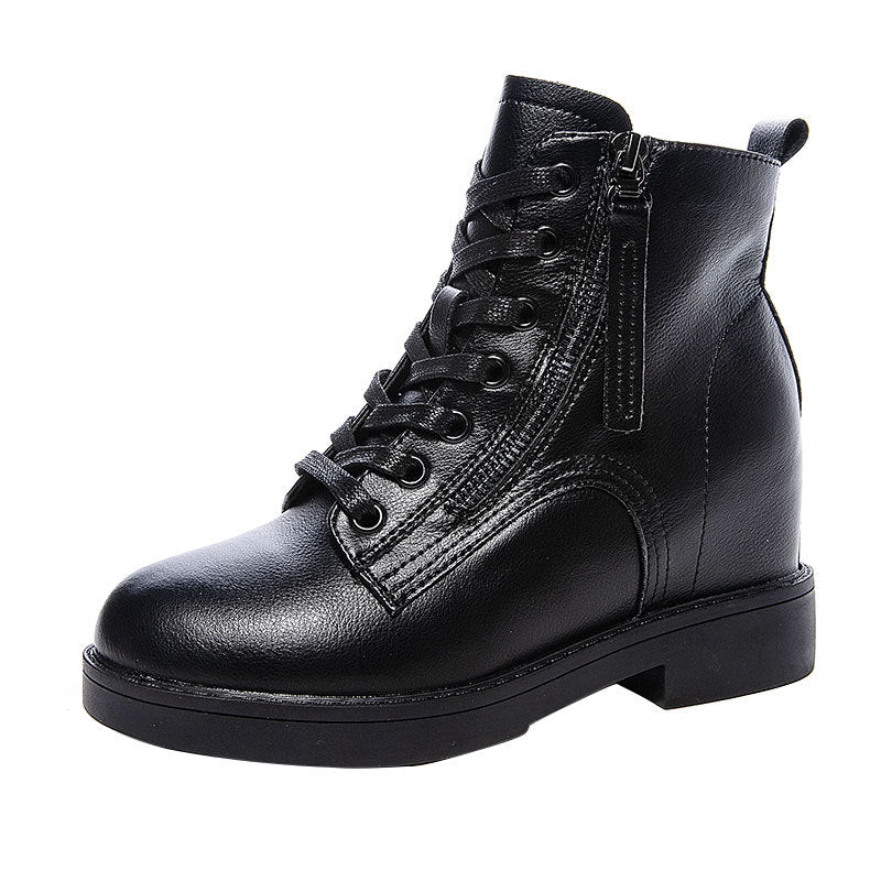 Women's British Style Side Zipper Autumn Chelsea Boots