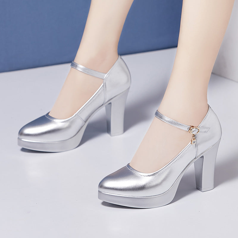 Women's Cheongsam Model Catwalk Show Super High Women's Shoes
