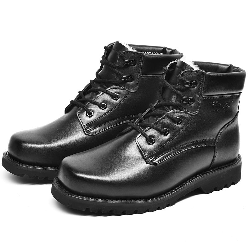 Men's Strong Winter Wool Warm Genuine Cotton Boots