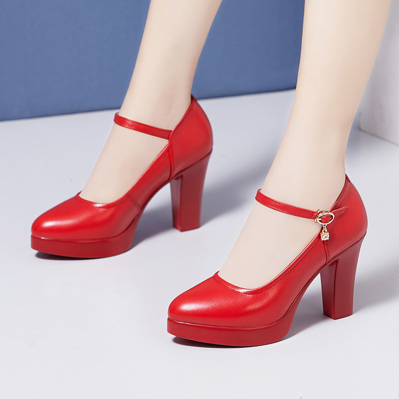 Women's Cheongsam Model Catwalk Show Super High Women's Shoes
