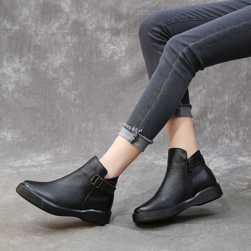 Women's British Short Joker Martin First Layer Boots