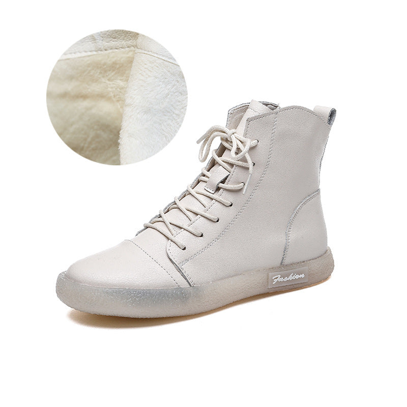Women's Bottom White Flat Pumps Pregnant Mori Women's Shoes