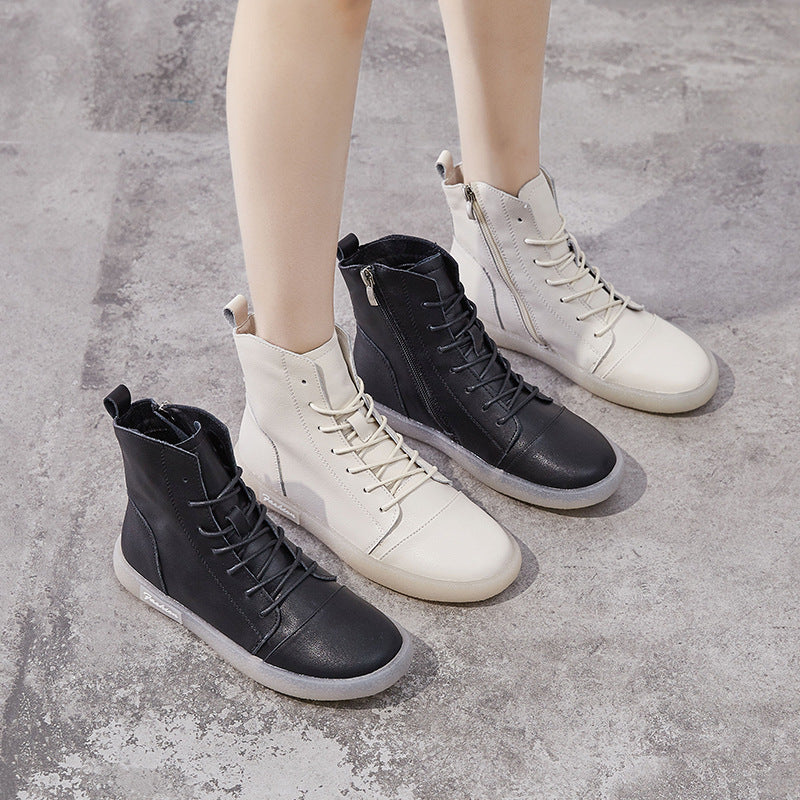 Women's Bottom White Flat Pumps Pregnant Mori Women's Shoes