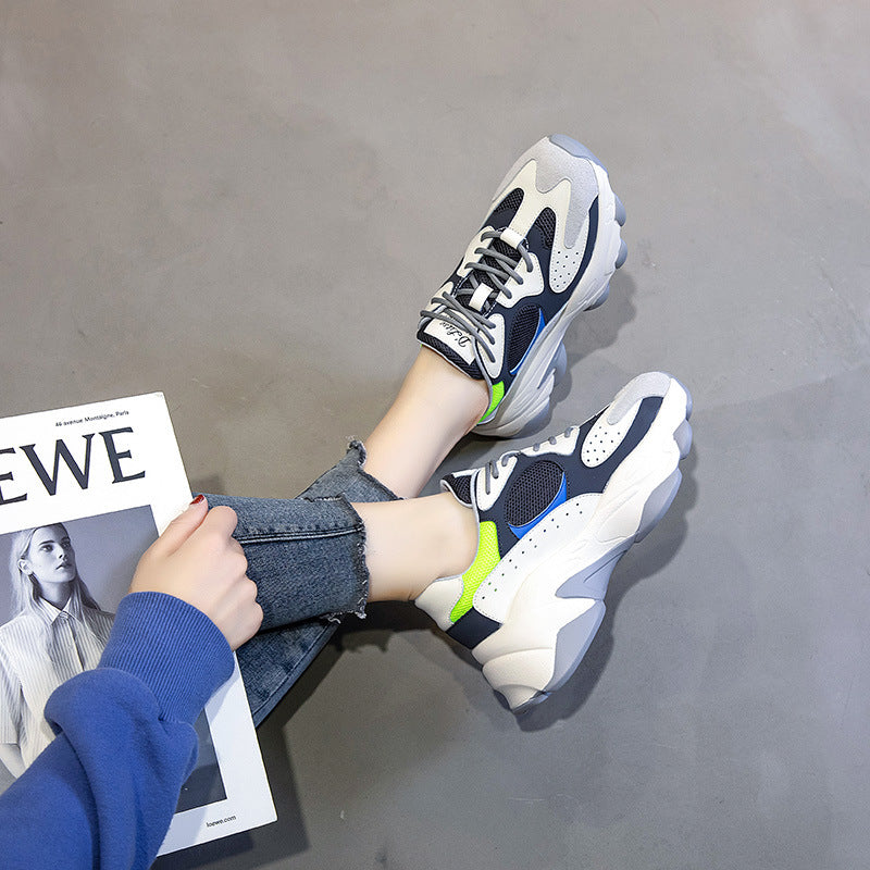 Women's Authentic Clunky Spring Korean Style Versatile Sneakers