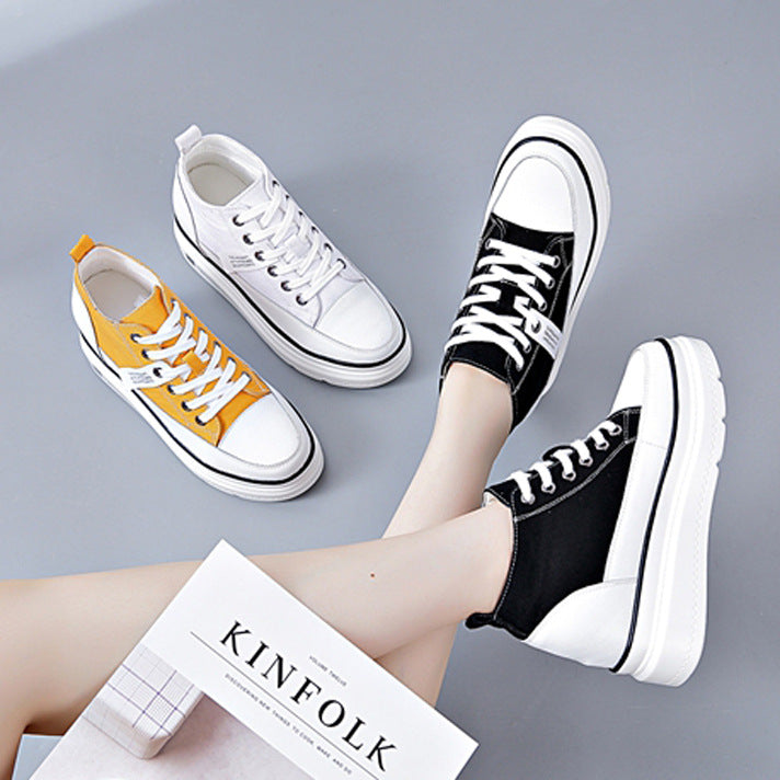 Women's Height Increasing Platform Small Size Spring Casual Shoes