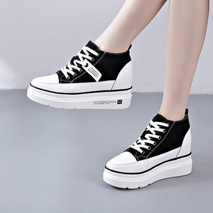 Women's Height Increasing Platform Small Size Spring Casual Shoes