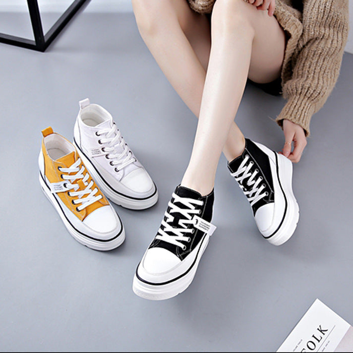 Women's Height Increasing Platform Small Size Spring Casual Shoes