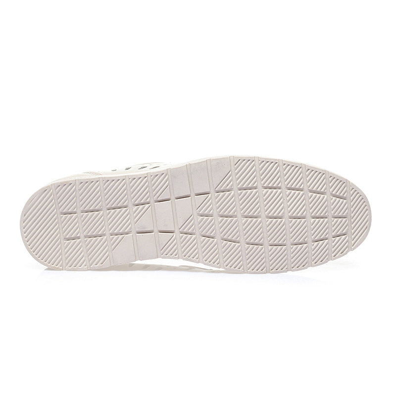 Men's Genuine Flat Hole Breathable Business Dad Sandals