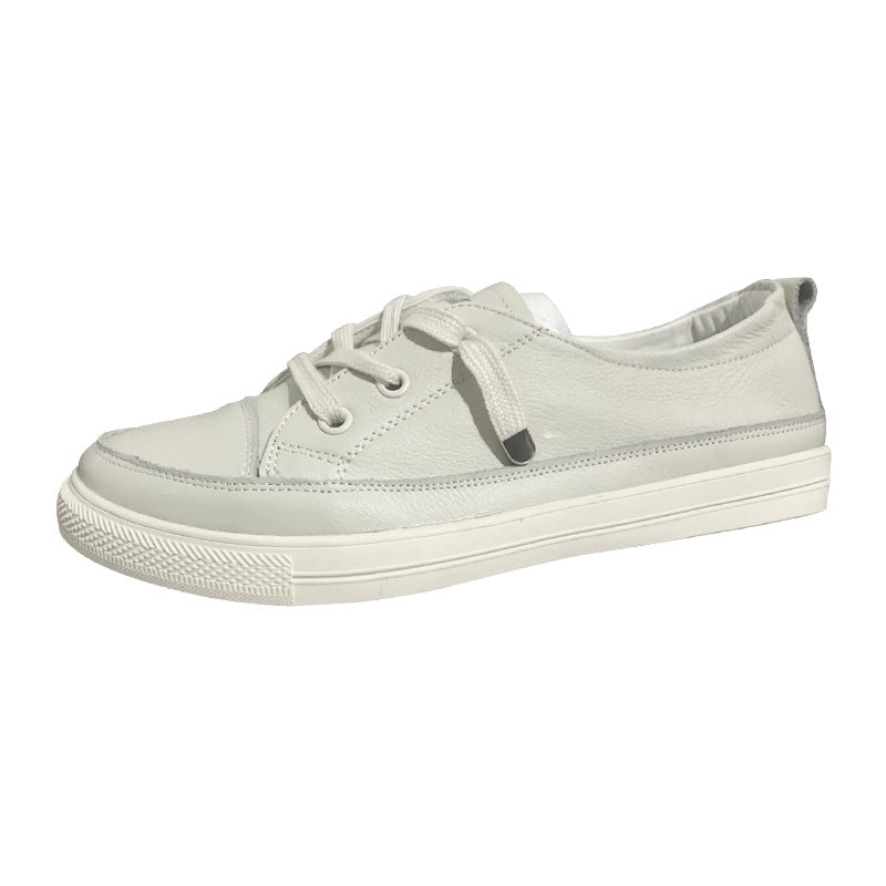 Women's Plus Size Spring Low-cut Authentic White Casual Shoes