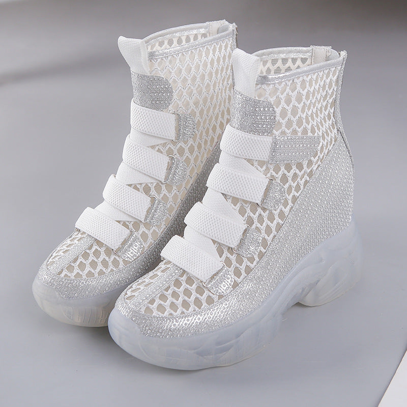 Women's Platform Ankle Autumn Summer Breathable Thin Sandals