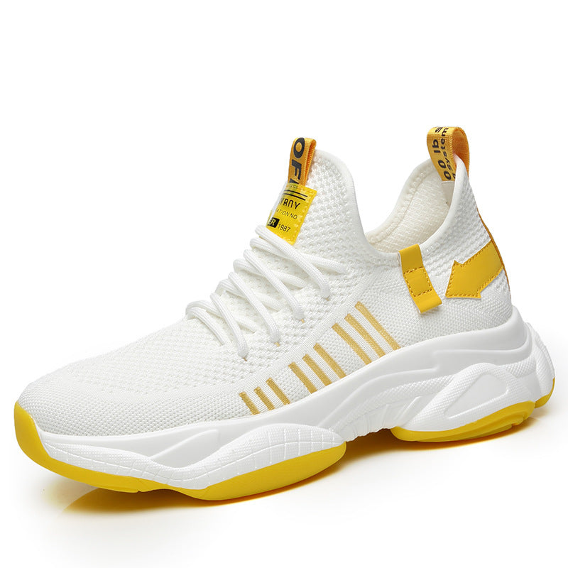 Men's Oversized Mesh Fashion Platform Height Increasing Sneakers