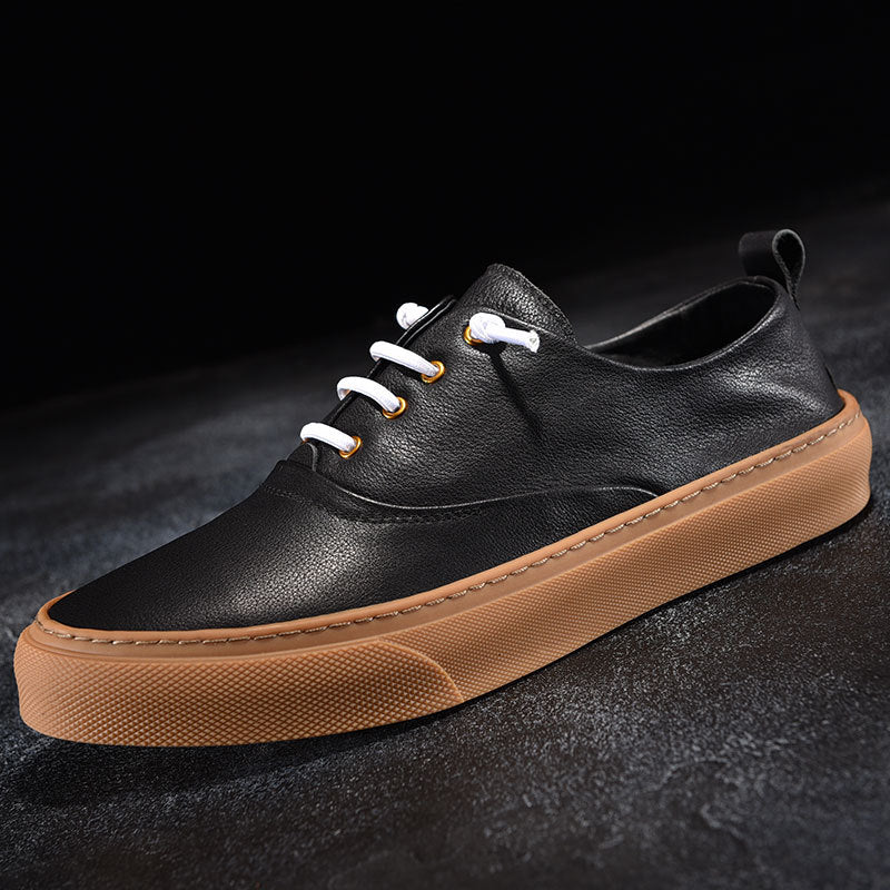 Men's Sole Fashion Spring Versatile White Soft Sneakers