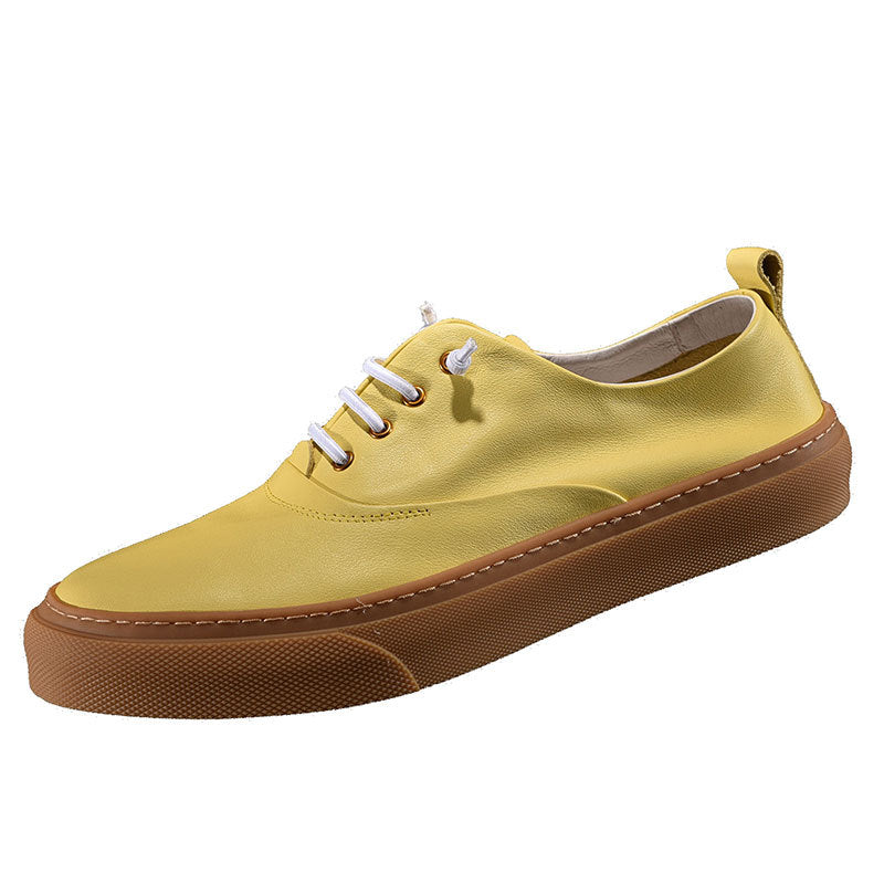 Men's Sole Fashion Spring Versatile White Soft Sneakers