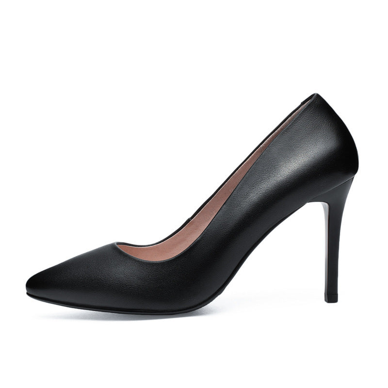 Women's Genuine Professional Red High Pointed Toe Fine With Women's Shoes