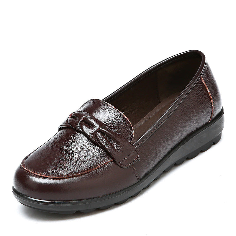 Women's Mom Pumps Soft Bottom Low-cut Flat Casual Shoes