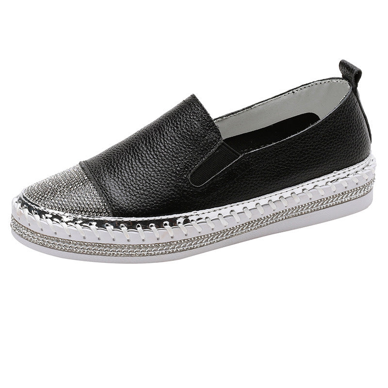 White Slip-on Maternity Spring Thick Bottom For Outdoors Female Women's Casual Shoes