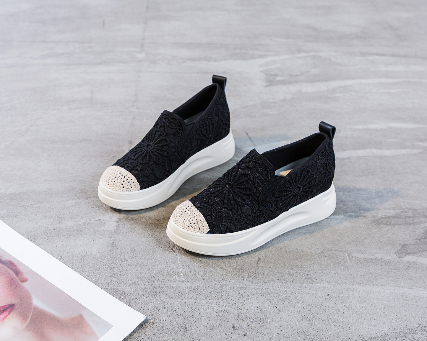 Women's Invisible Elevated Fisherman For Classic Style Platform Casual Shoes