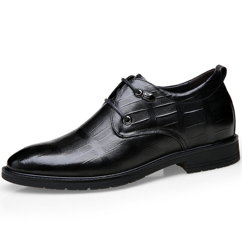 Men's Formal Wear Top Layer Cowhide Business Korean Version Leather Shoes