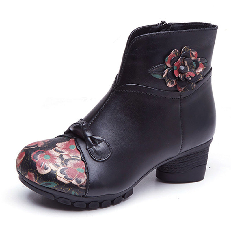 Women's Soft Bottom Mother Veet Warm Cotton Women's Shoes