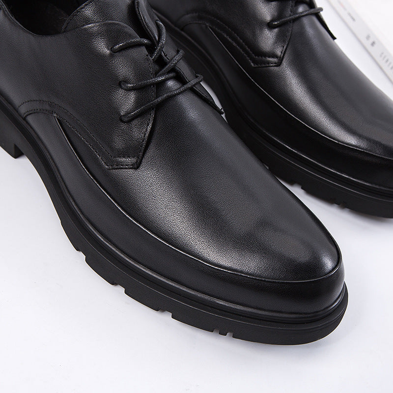 Men's Limited Sizes Special Offer Platform Plus Leather Shoes
