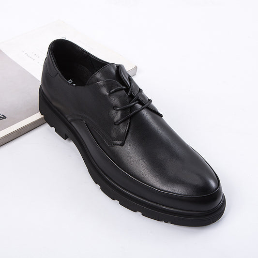 Men's Limited Sizes Special Offer Platform Plus Leather Shoes