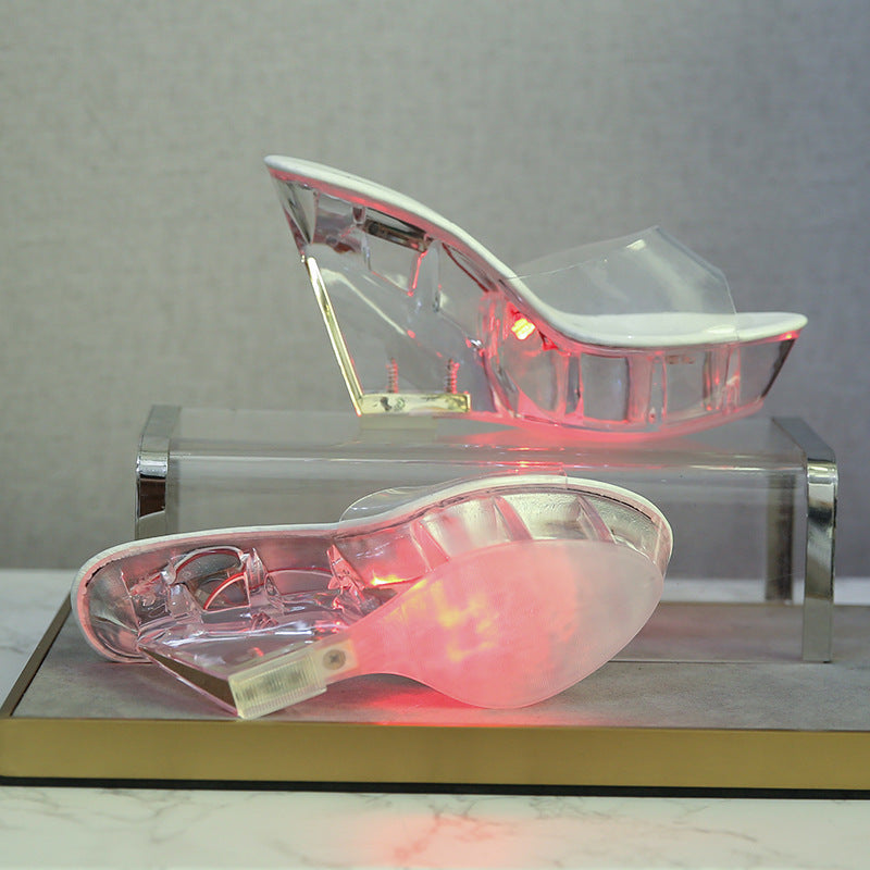 Women's Nightclub High Luminous Catwalk Pole Dance Sandals