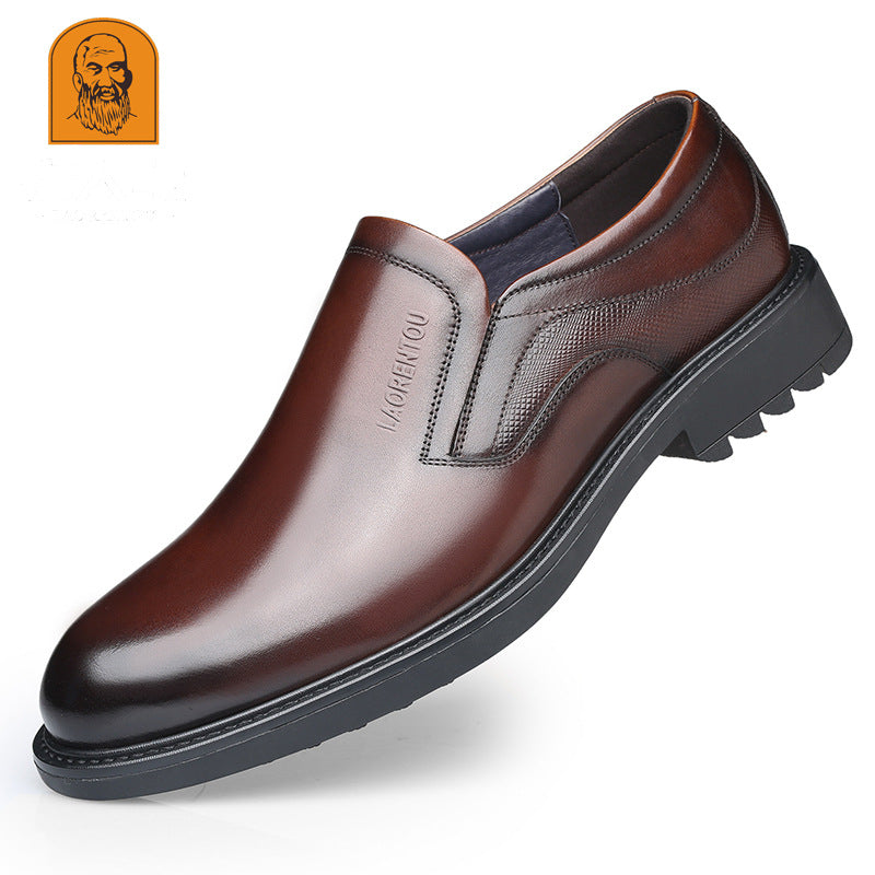 Men's Old Head Business Formal Wear Genuine England Style Casual Shoes