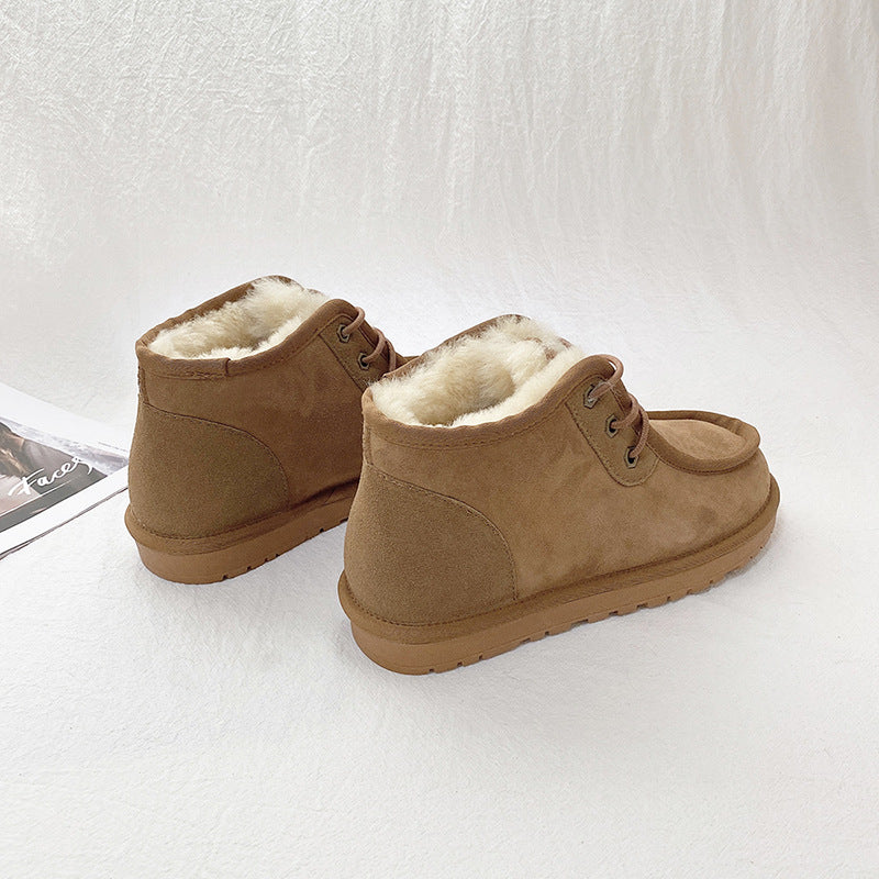 Men's Shell Winter Warm Genuine Wool Northeast Snow Boots