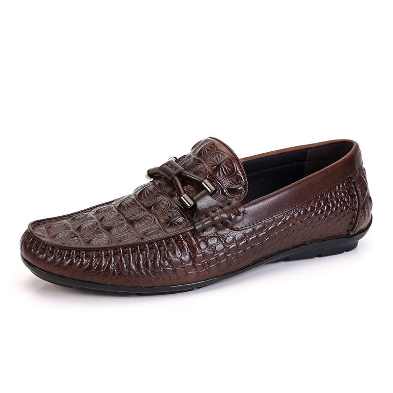 Men's Slip-on Low Cut Round Head Breathable Men's Shoes