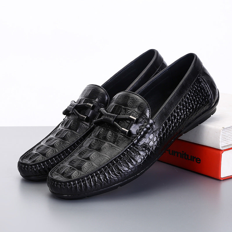 Men's Slip-on Low Cut Round Head Breathable Men's Shoes