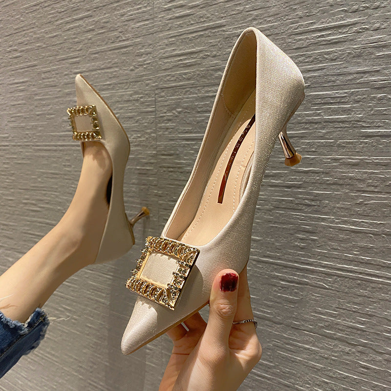 Women's Bridal High For Banquet Pointed Toe Women's Shoes