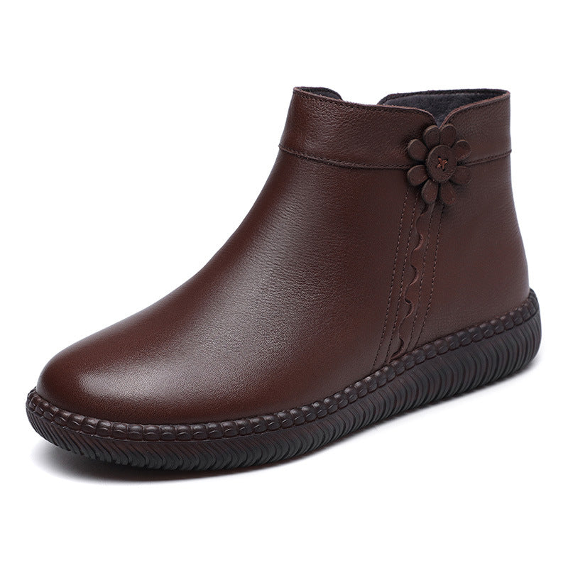 Women's Cotton Winter Warm Mom Booties Plus Size Women's Shoes