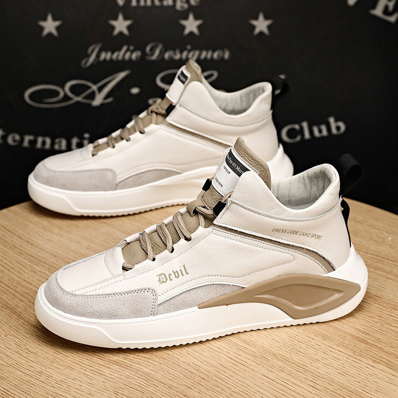 Men's Light Luxury Genuine Fashion Cotton Thick Versatile Sneakers