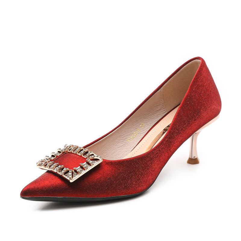 Women's Bridal High For Banquet Pointed Toe Women's Shoes