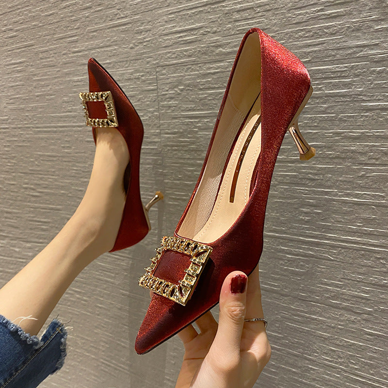 Women's Bridal High For Banquet Pointed Toe Women's Shoes
