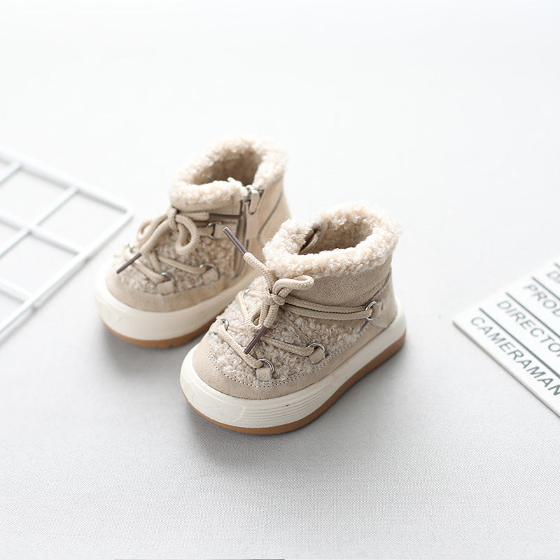 Toddler Winter Fleece-lined Warm Korean Style Kid's Snow Boots