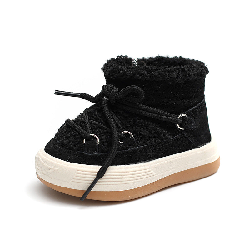 Toddler Winter Fleece-lined Warm Korean Style Kid's Snow Boots