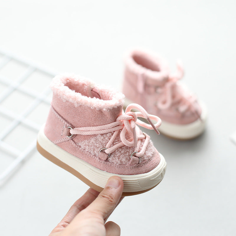 Toddler Winter Fleece-lined Warm Korean Style Kid's Snow Boots