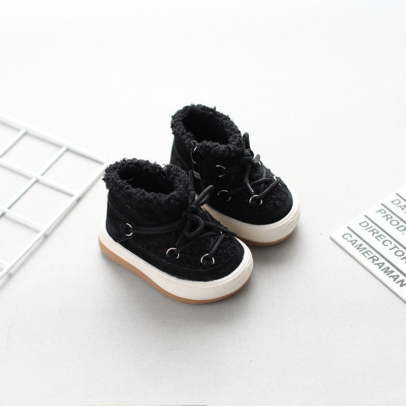 Toddler Winter Fleece-lined Warm Korean Style Kid's Snow Boots