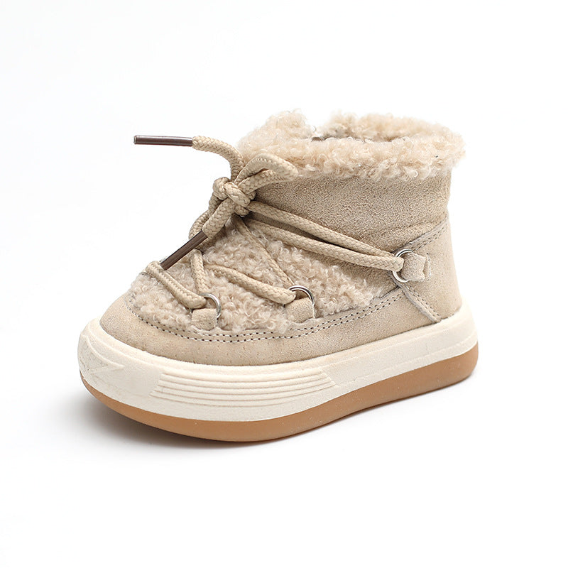 Toddler Winter Fleece-lined Warm Korean Style Kid's Snow Boots