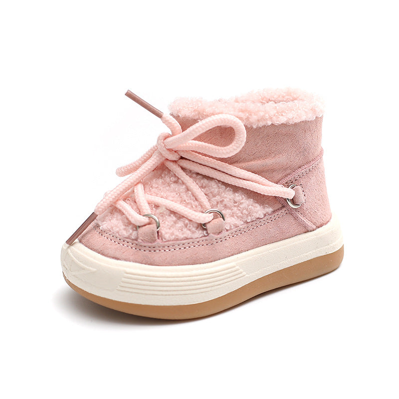 Toddler Winter Fleece-lined Warm Korean Style Kid's Snow Boots