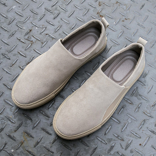 Men's Autumn Fashion Low Top Cowhide Monk Casual Shoes