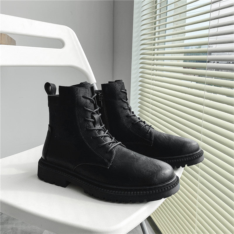 Martin Korean British Ankle Thick Bottom Boots