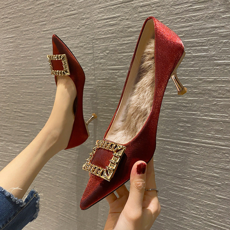 Women's Bridal High For Banquet Pointed Toe Women's Shoes