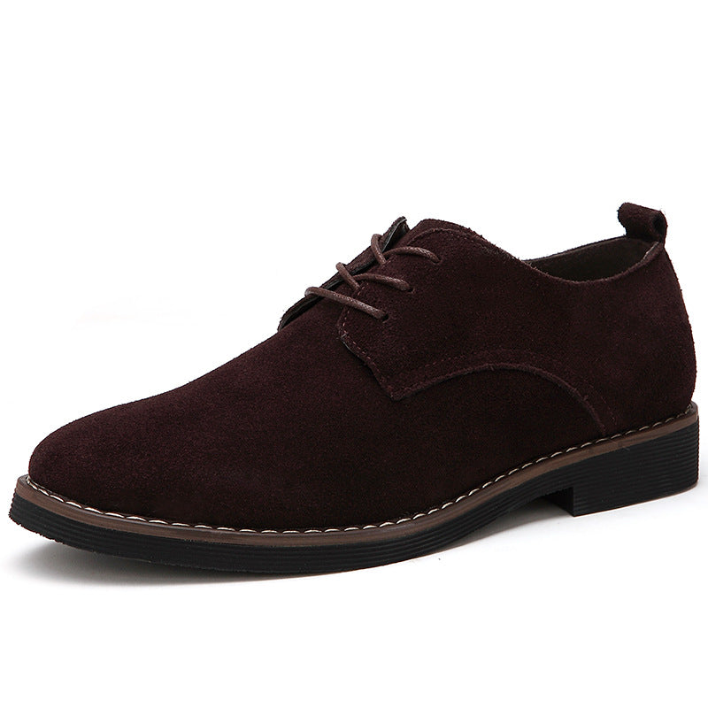 Men's Plus Size British Style Suede Fashion Men's Shoes